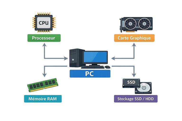 Processador, memória RAM, SSD e placa gráfica têm funções diferentes — e nem todos precisam da mesma importância.